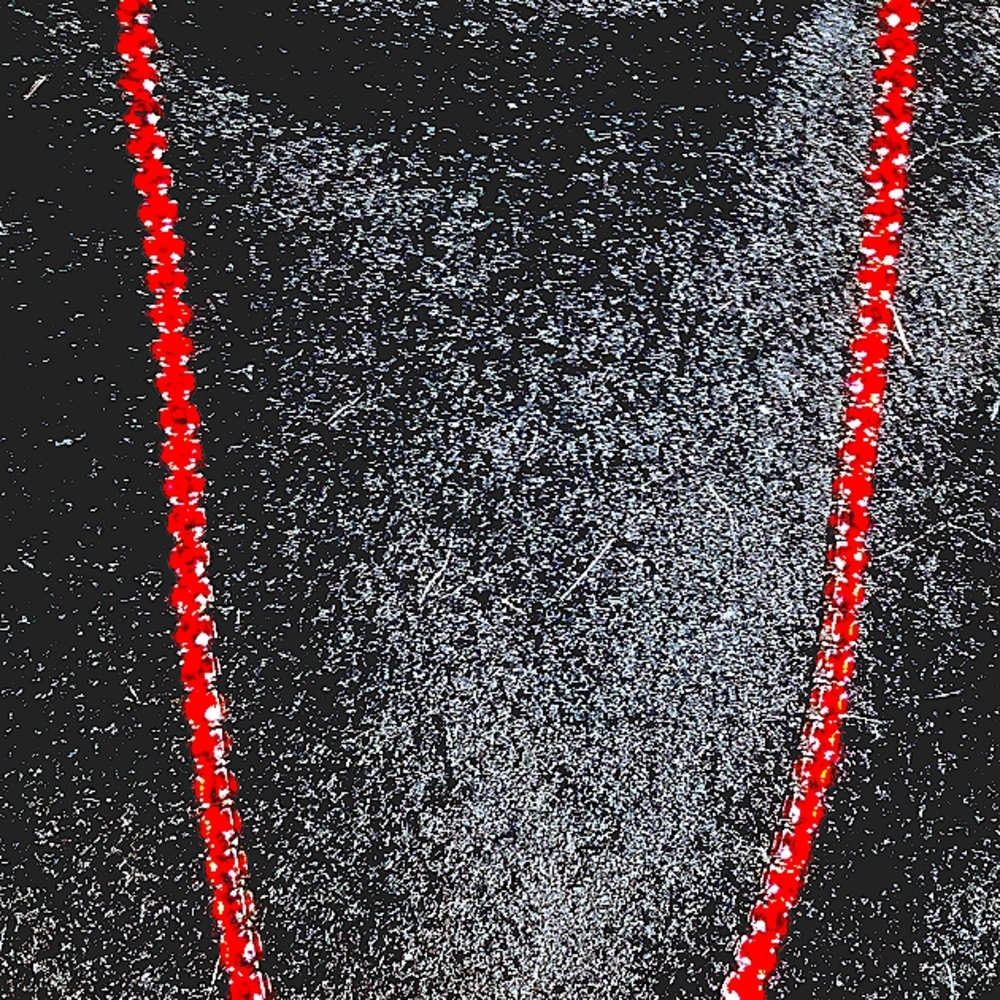 ***STUNNING GENUINE RUBY ETERNITY NECKLACE***